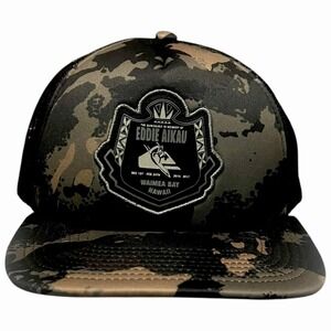 Quiksilver Eddie Aikau Camo Mesh Trucker Hat OSFM